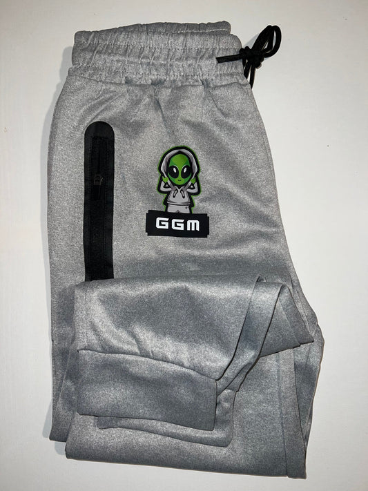 -GGM- Sweat Pants Grey on White